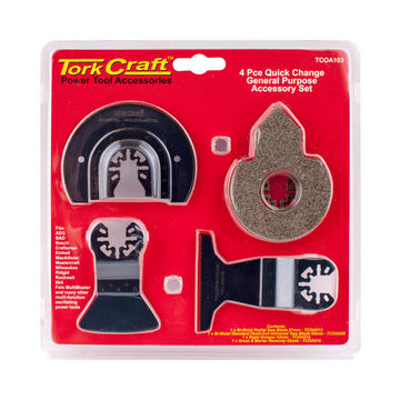 Oscilating general purpose kit 4 pieces TORKCRAFT