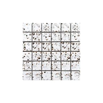 Mosaic porcelain white aggregate