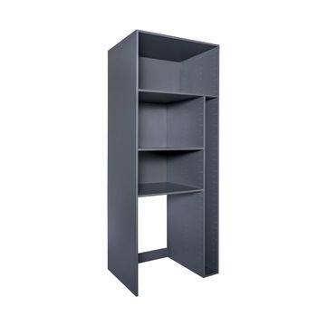 Space Home Cupboard With 5 Shelves Multi-Usage Grey H200xW80xD45cm