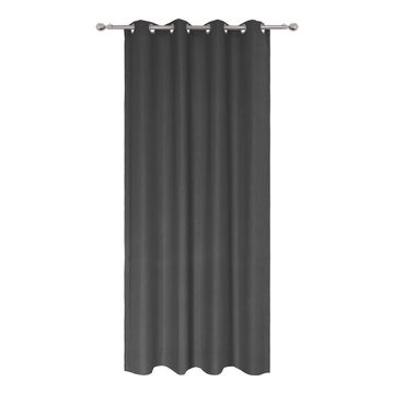 Inspire eyelet curtain kalpe black 140x280cm