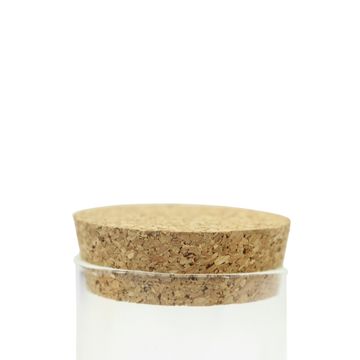 Delinia scandi set of 3 glass spice jars with cork lid 