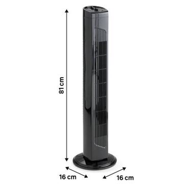 Equation Tower Fan Black 81cm 42W  