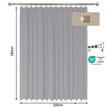 Inspire kalpe curtain granit gtht 200x280cm