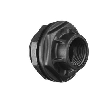 20MM FEMALE BULKHEAD FITTING - 2 WAY