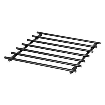 Regent square powder coated trivet black  20cmx 20cmx 1.5cm