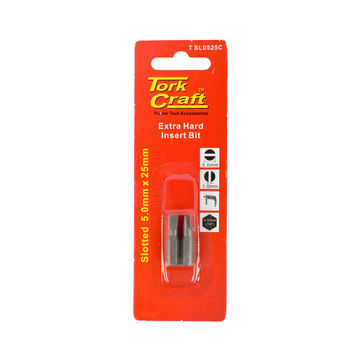 S/D Insert bit 5mmx25mm set of 2 TORKCRAFT