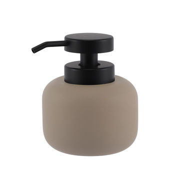 Lotus soap dispenser taupe