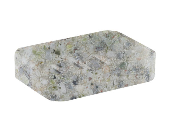 Terrazzo soap dish natural 