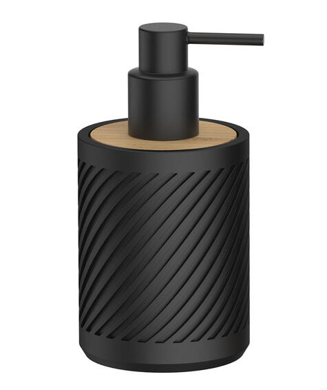 Nova soap dispenser black 