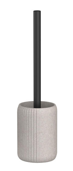 Ribbed toilet brush  stone 