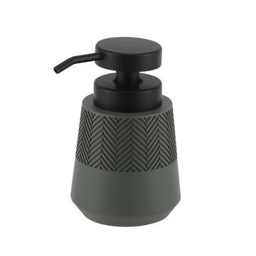 Chev soap dispenser green