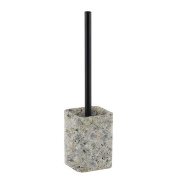 Terrazzo toilet brush natural 