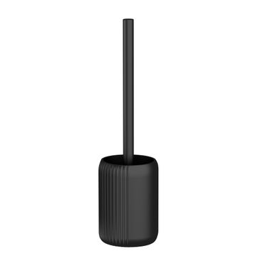 Ribbed toilet brush black