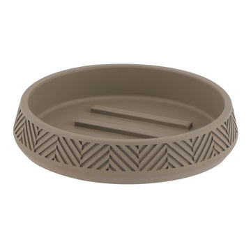 Chev soap dish stone