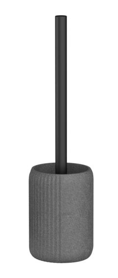 Ribbed toilet brush grey