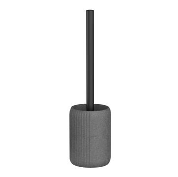 Ribbed toilet brush grey