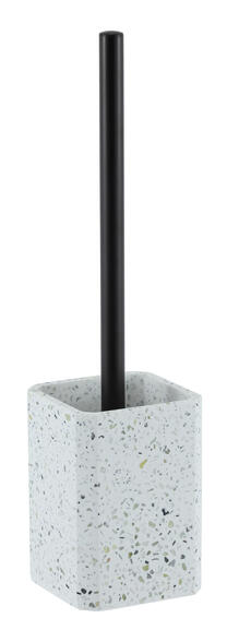 Terrazzo toilet brush white 