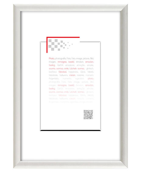 Frame Tekno Aluminium Silver 18x24cm