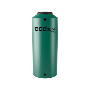 Eco 707 vertical tank green water
