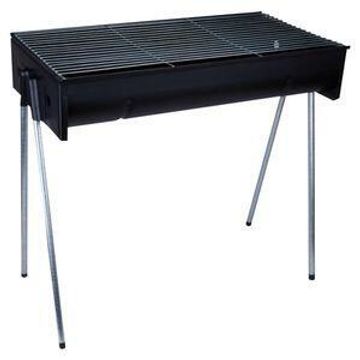 Metalix 401 Charcoal Braai Stand  Black L66cmxW34cmxH13cm