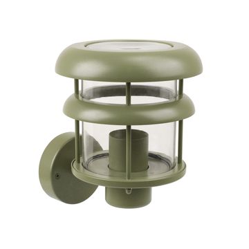 Wall lamp e27max 25w ip65 alu n glass