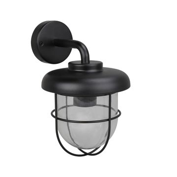 Inspire Nerja Wall Lamp e27max 25w IP65 Metal blk