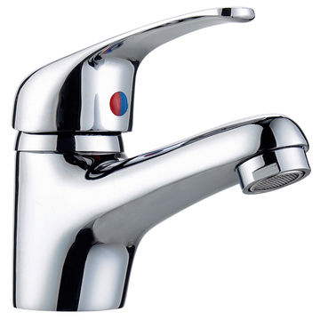Nerea short basin mixer tap chrome 