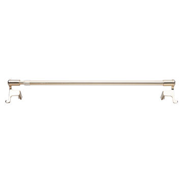 Inspire curtain rod kit  + pressure caps 7&9mm diam brass 30x50cm