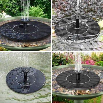 Floating solar fountain