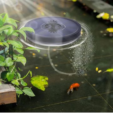 Floating solar air pump