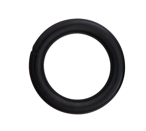 Inspire curtain rod rings  round graphite brushed x10