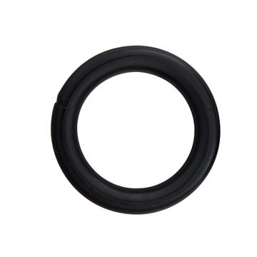 Inspire curtain rod rings  round graphite brushed x10