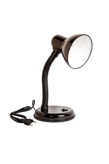 POWER UP DESK LAMP METAL - BLACK