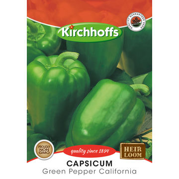 Kirchhoffs seed vegetable capsicum california