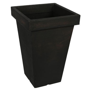 Addis sardinia flower pot 38cm graphite