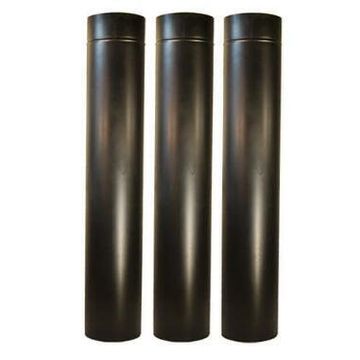Panadero Flue Kit  Pipe  Matt  Black 150mm 