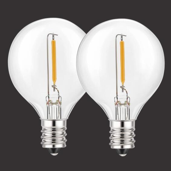 Litehouse classic low voltage mini led replacement bulbs - 2 bulbs - g40 e12 - 5v