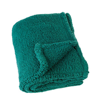 Teddy throw teal 130x150cm