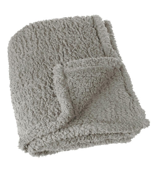 Teddy throw grey 130x150cm