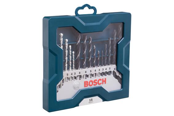 Bosch 15pc multi line masonary drill bit set