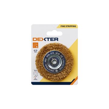 DEXTER DRILL WHEEL BRUSH 75MM