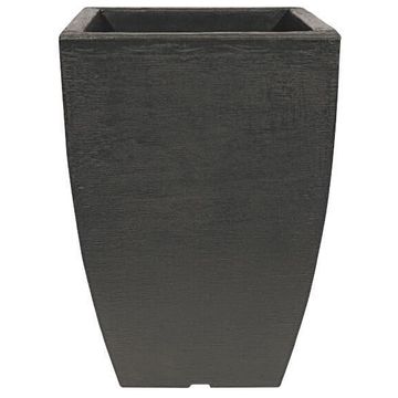Addis palermo rattan pot 45cm graphite
