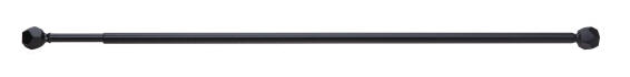 Inspire cafã© curtain rod kit  piton design 9mm diam black graphite 40-70cm