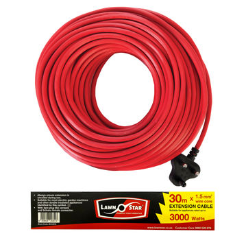 Cord set 30 m x 1.5mm 3000 watt 