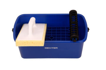 Rinsing bucket + trowel for joints dexter 10 liters