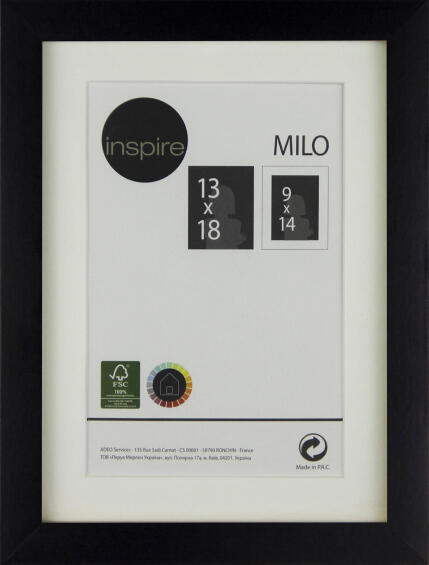 Inspire  milo frame black 13x18cm