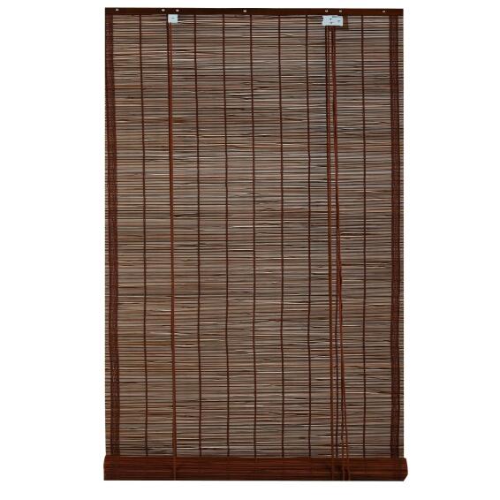 Inspire roll up blind  bamboo djibouti chocolate 120x230cm