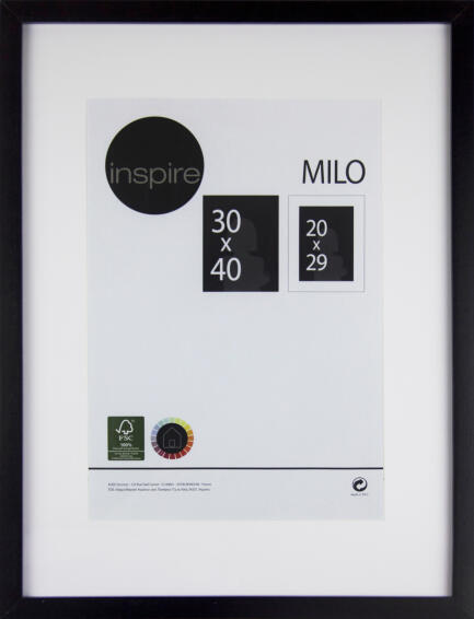 Frame inspire milo black 30x40cm