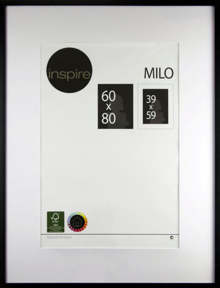 Inspire frame milo black 60x80cm