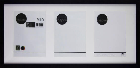 Inspire  milo frame  black 23x50cm